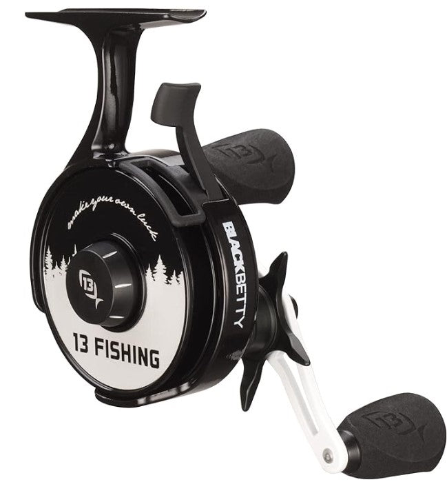 black beauty ice fishing reel 13 Betty FreeFall Ghost Radioactive With an enhanced line capacity and maximum drag 13 Fishing Black Betty FreeFall