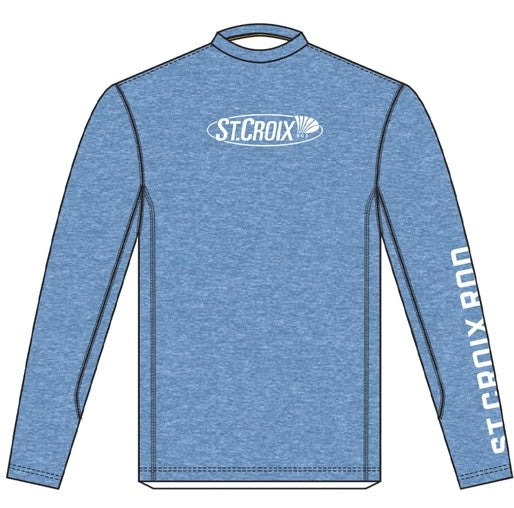 HEATHER BLUE PERFORMANCE LS