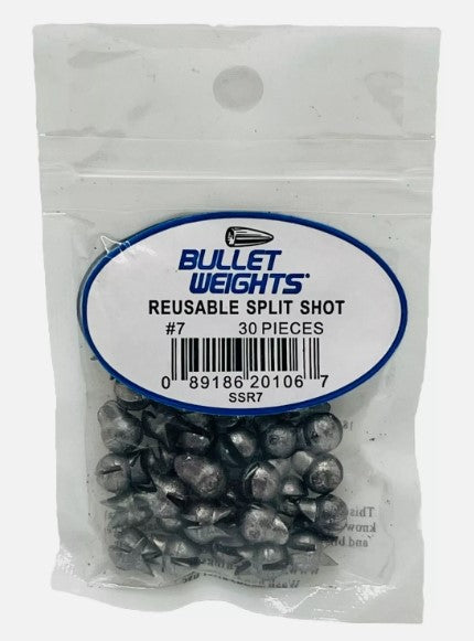 BULLET WEIGHTS REMOVABLE SPLIT SHOT