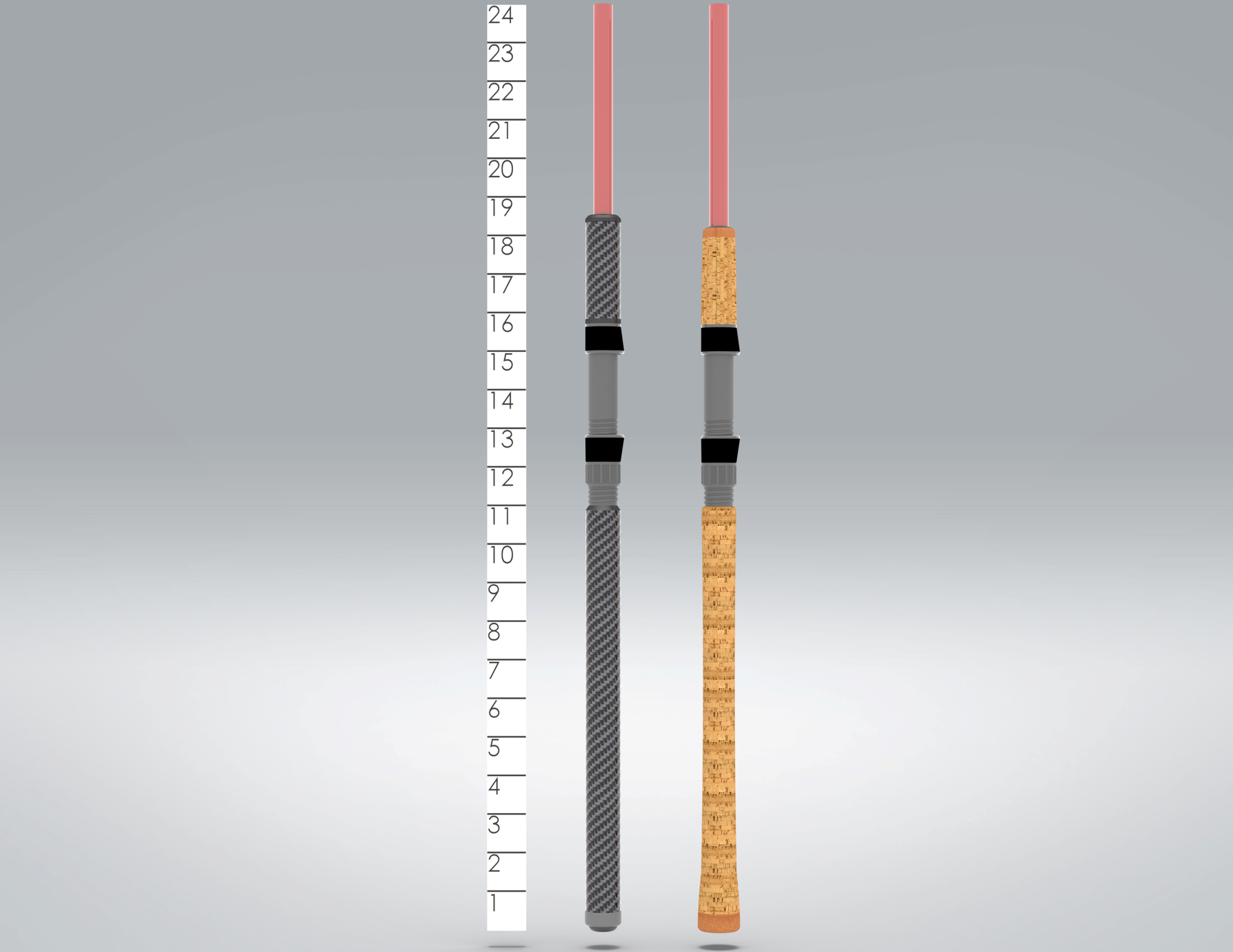 ONCHOR CORK SPINNING RODS