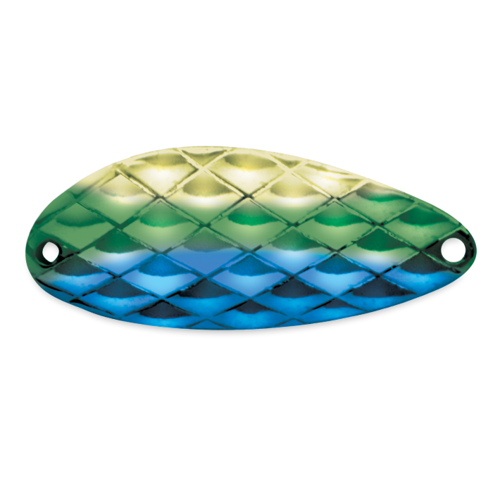 Acme Little Cleo Spoon Hammered Blue Green Gold; 1/4 oz.