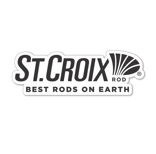 St. Croix rod logo on a white background