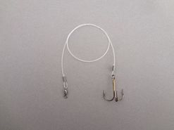 FLUROCARBON LARGE TREBLE RIG