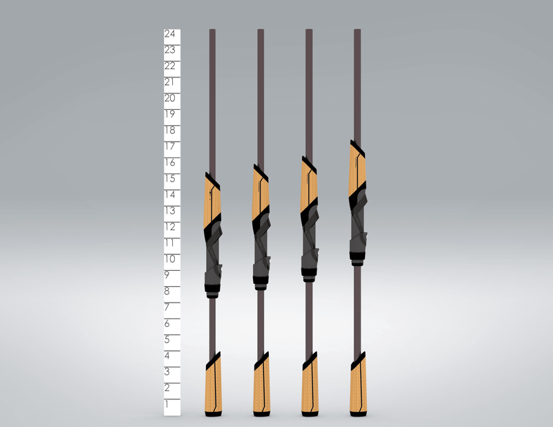St. Croix JOS68MXF Mojo Bass Trigon Spinning Rod