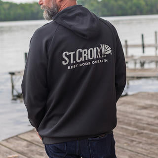 GRAYLIGHT HOODIE W/ ST. CROIX LOGO