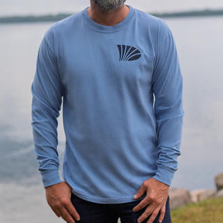 St. Croix Washed Denim Comfort Colors Long Sleeve