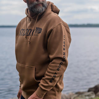 St. Croix Brown Logo Hood