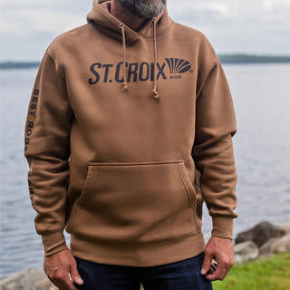 St. Croix Brown Logo Hood