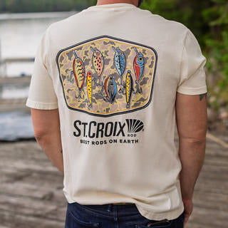 St. Croix Camo Lure Comfort Colors Tee
