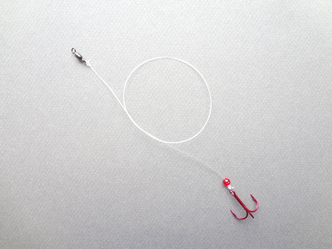 FLURO BLEEDING TREBLE RIG