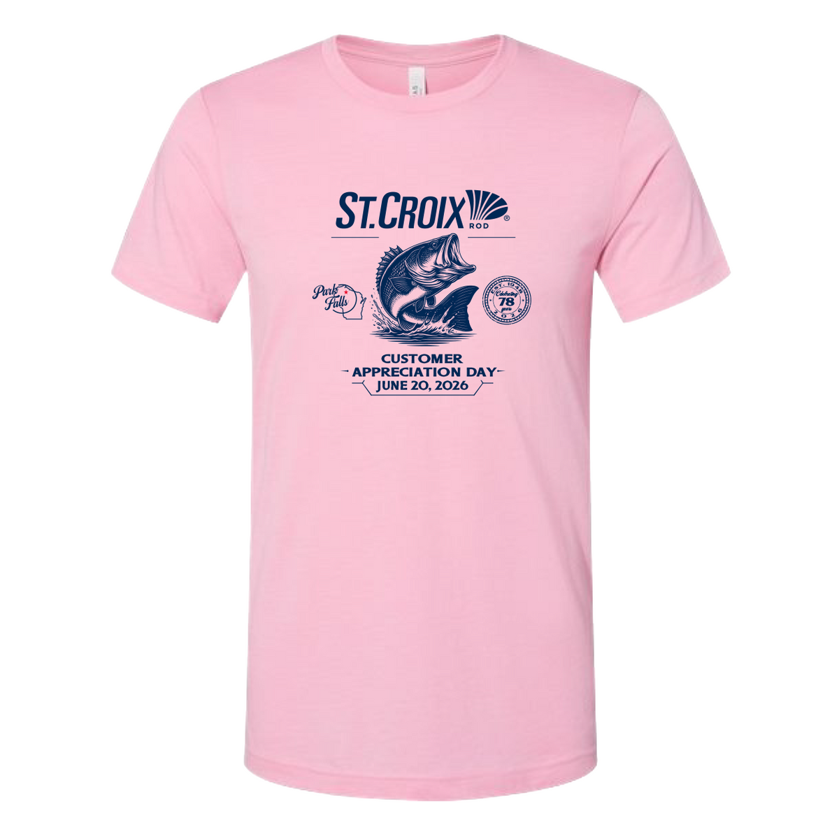 CAD PINK BASS TEE L