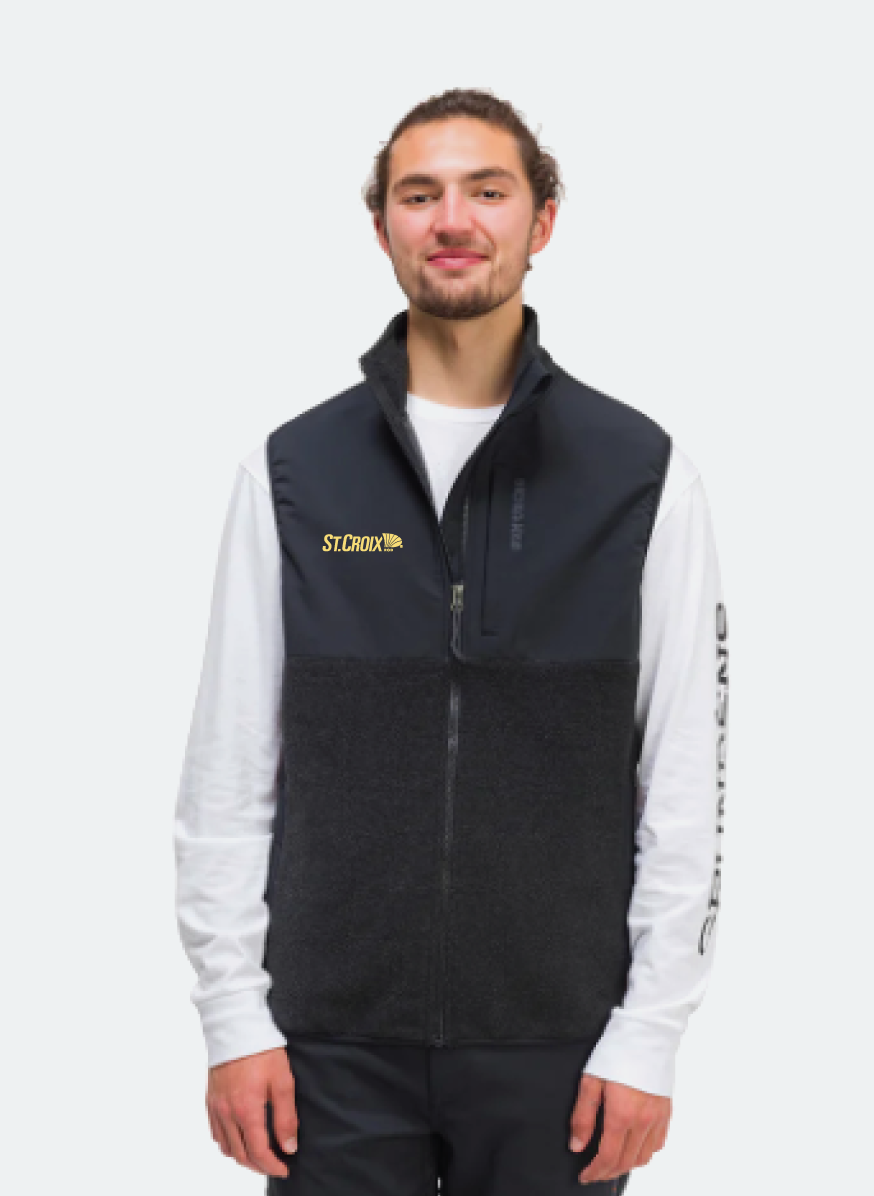 BERING FLEECE PRO VEST W/ ST. CROIX LOGO