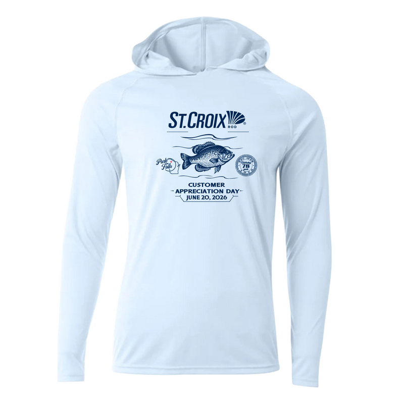 CAD PASTEL BLUE PANFISH PERFORMANCE HOODIE