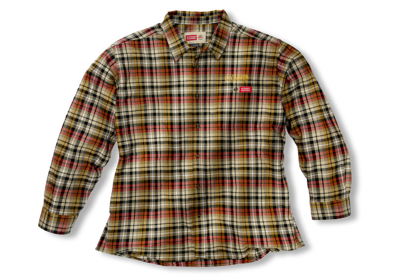 STORMY KROMER THE FLANNEL SHIRT w/ST CROIX EMBROIDERED LOGO