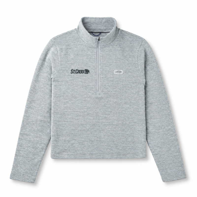 WOMEN'S COASTAL LAYER 1/4 ZIP W/ ST. CROIX LOGO