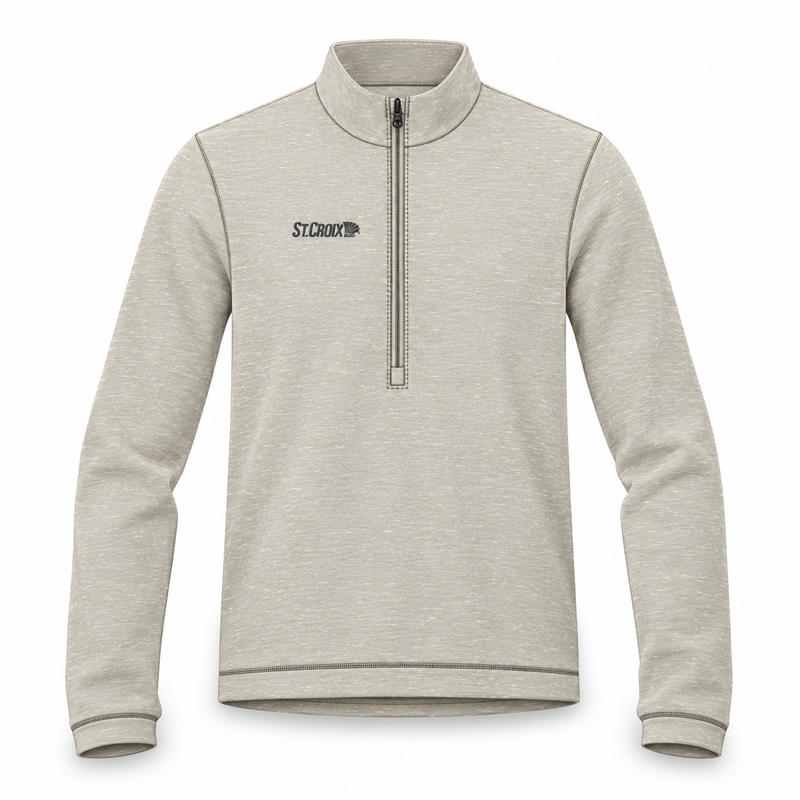 WOMEN'S COASTAL LAYER 1/4 ZIP W/ ST. CROIX LOGO