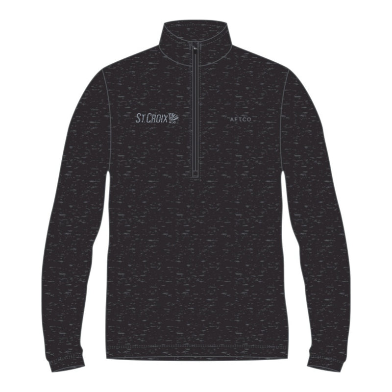 YOUTH COASTAL LAYER 1/4 ZIP W/ ST. CROIX LOGO