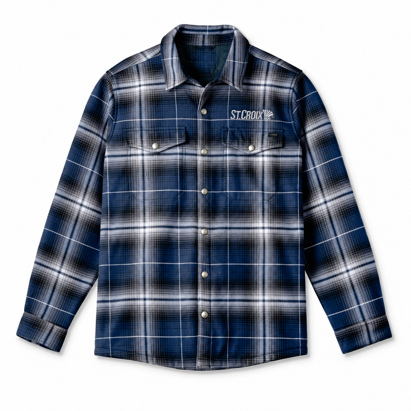 MEN'S STOUT SHACKET W/ ST. CROIX LOGO