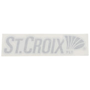 St. Croix Fly fishing rod logo on a white background