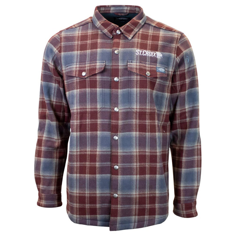 MENS'S STOUT SHACKET W/ ST. CROIX LOGO