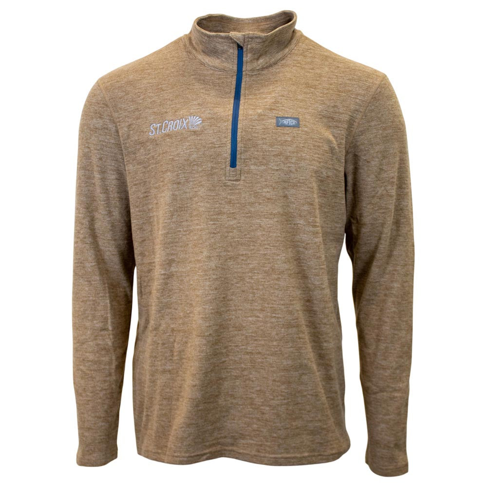 MEN'S COASTAL 1/4 ZIP W/ ST. CROIX LOGO