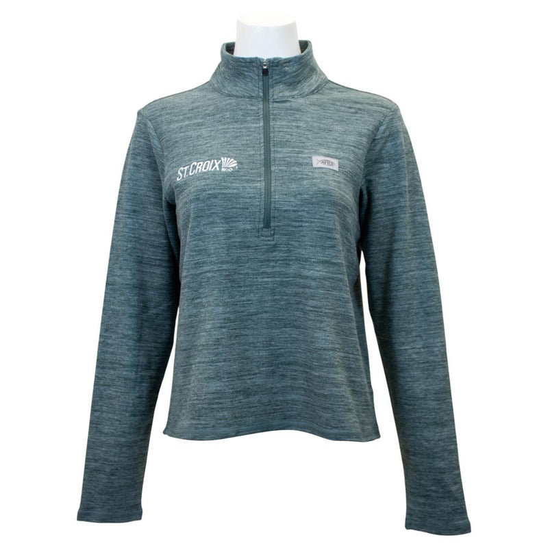 WOMEN'S COASTAL LAYER 1/4 ZIP W/ ST. CROIX LOGO