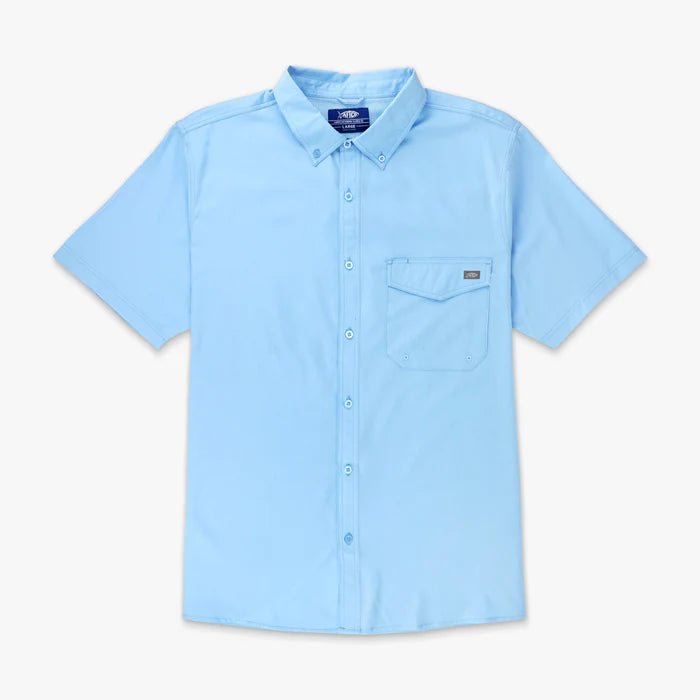 AFTCO - PALOMAR TECH SHORT SLEEVE BUTTON DOWN W/ ST. CROIX LOGO - St. Croix Rods - Factory Store