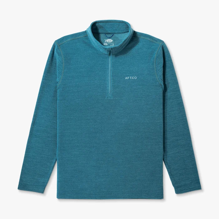 MEN'S COASTAL LAYER 1/4 ZIP W/ ST. CROIX LOGO