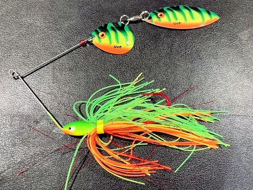 LEENA LURE'S PRO MINNOW SERIES UV SPINNERBAIT