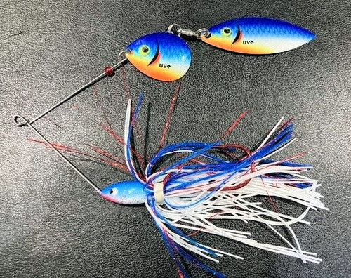 LEENA LURE'S PRO MINNOW SERIES UV SPINNERBAIT