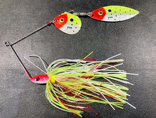 LEENA LURE'S PRO MINNOW SERIES UV SPINNERBAIT