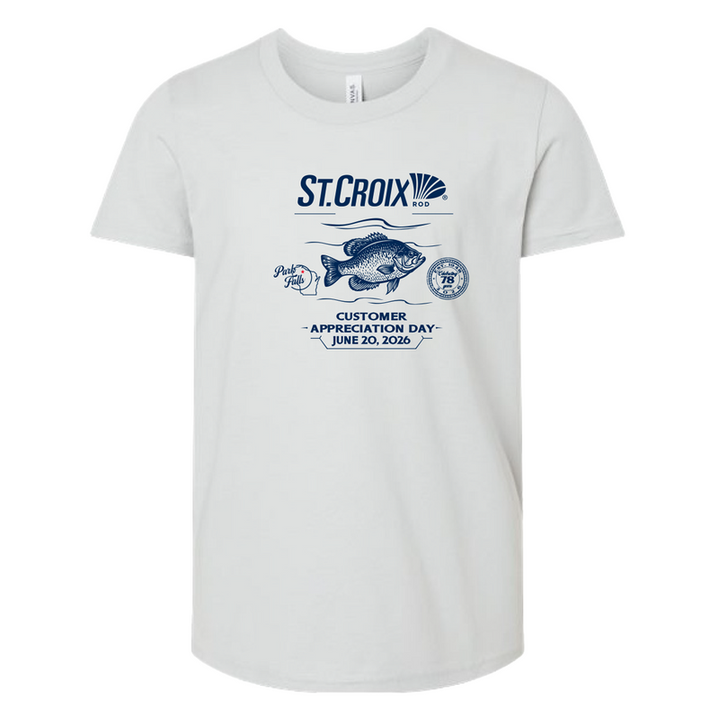 CAD SILVER PANFISH YOUTH TEE