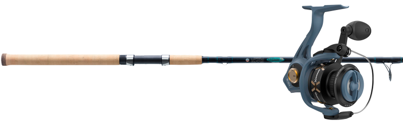 RETIRED-PREMIER SPINNING COMBO - SMOKE 1500 REEL