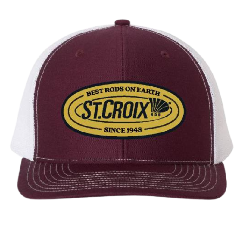 ST. CROIX MAROON/WHITE RICHARDSON HAT