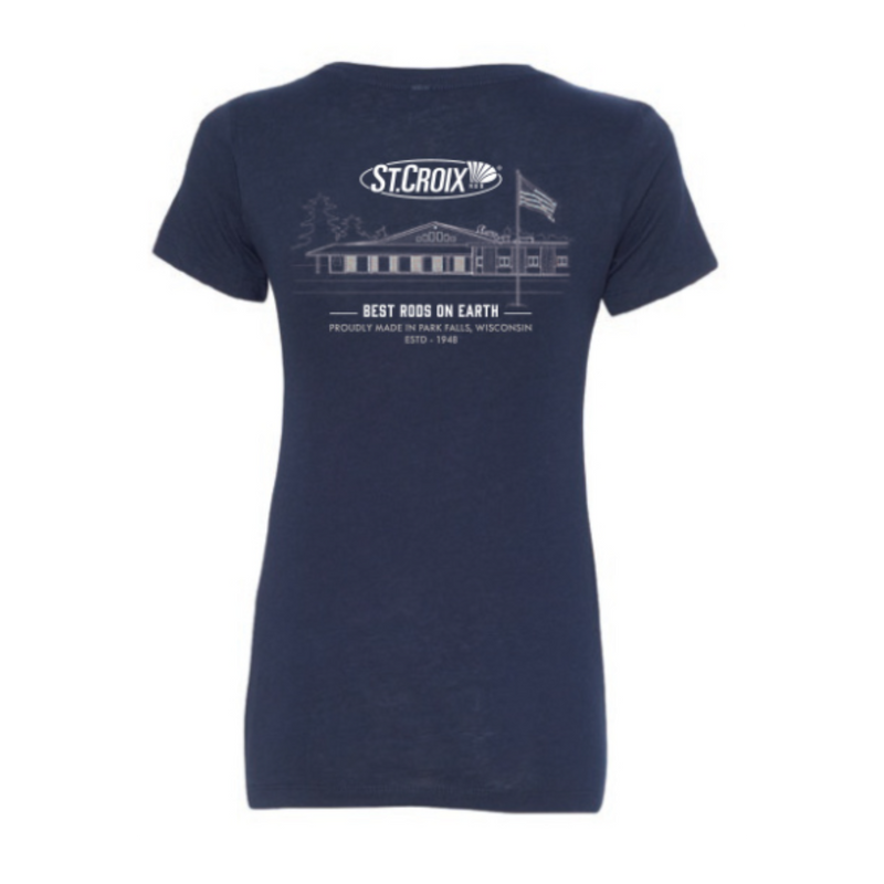 PROUDLY MADE LADIES BLUE TEE