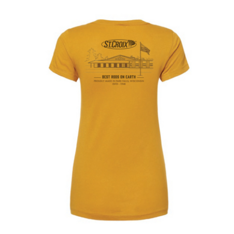 PROUDLY MADE LADIES GOLD TEE