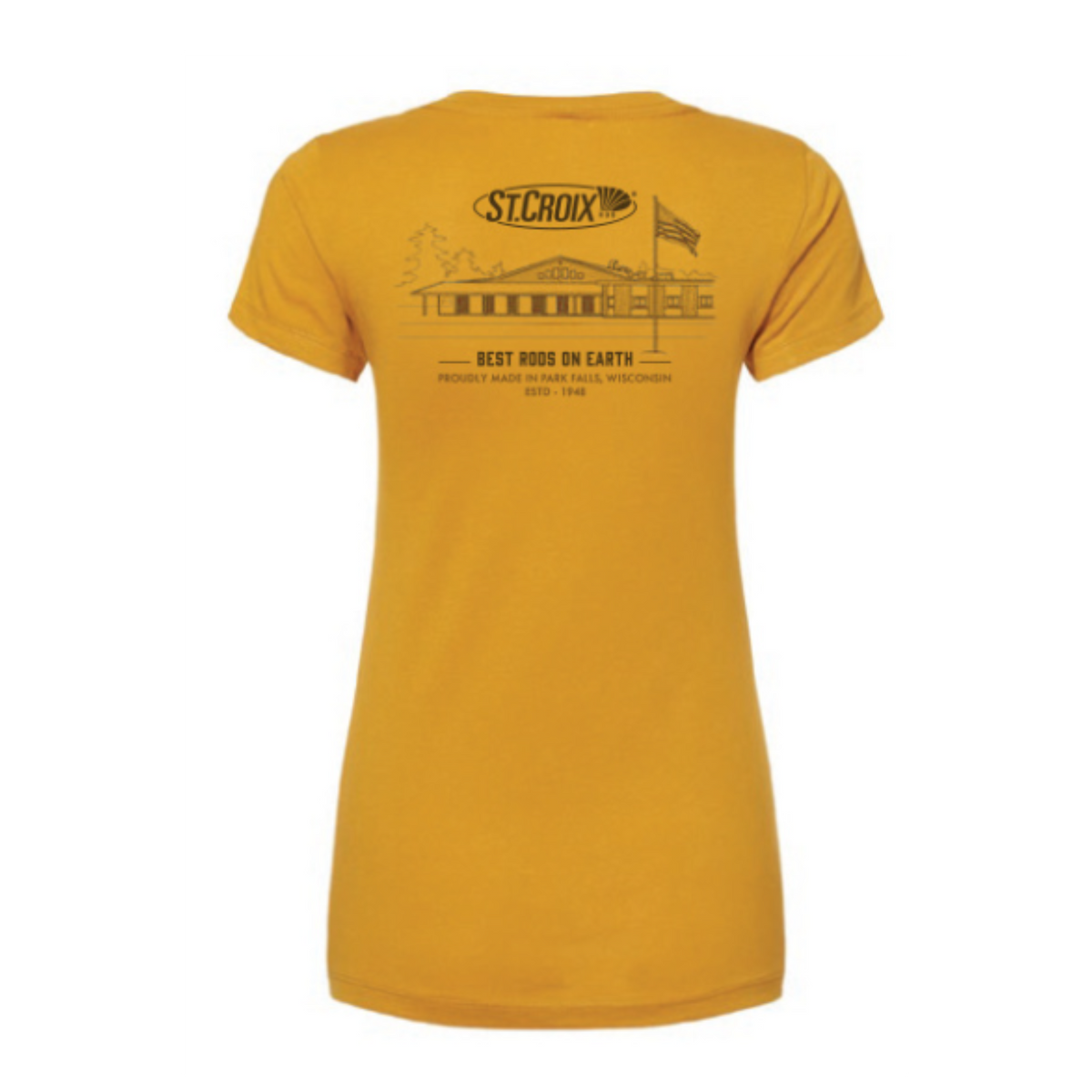 PROUDLY MADE LADIES GOLD TEE