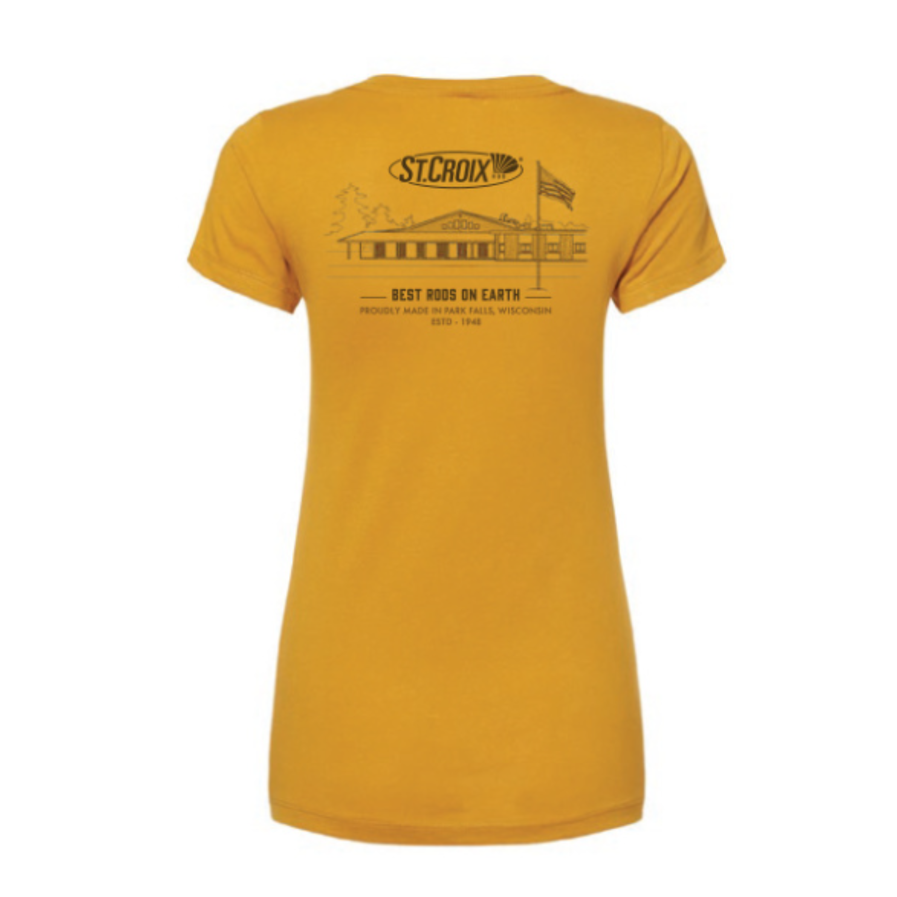 PROUDLY MADE LADIES GOLD TEE
