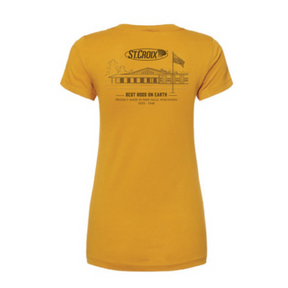 PROUDLY MADE LADIES GOLD TEE