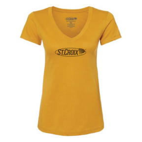 PROUDLY MADE LADIES GOLD TEE