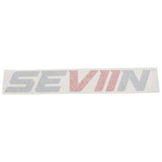 Large rectangular grey and red 'SEVIIN' logo decal.