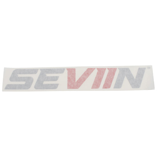 Large rectangular grey and red 'SEVIIN' logo decal.