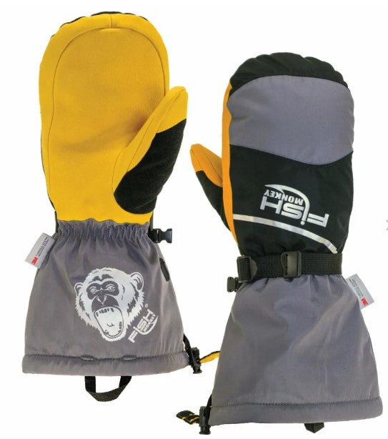 FISH MONKEY YETI PREMIUM ICE FISHING MITTENS