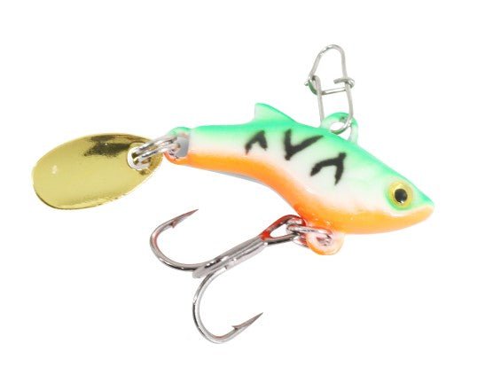 blinking ice fishing lure Clam Tikka Flash - Glow Perch