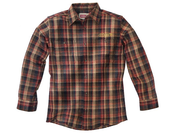 STORMY KROMER WOOL SHIRT w/EMBROIDERED ST CROIX LOGO