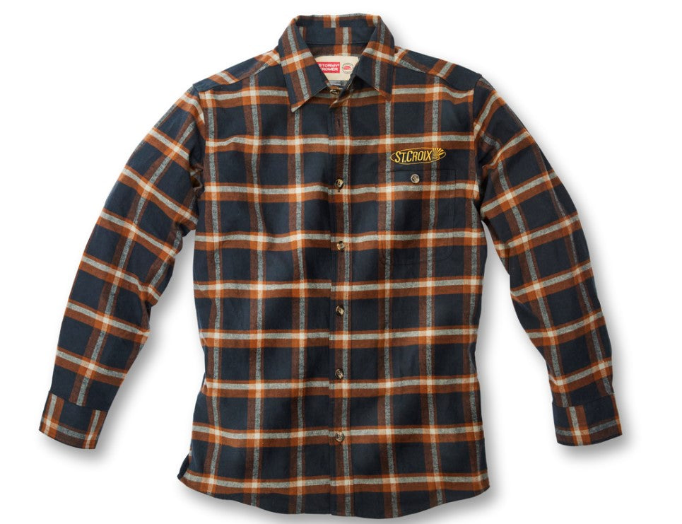 STORMY KROMER THE FLANNEL SHIRT w/ST CROIX EMBROIDERED LOGO