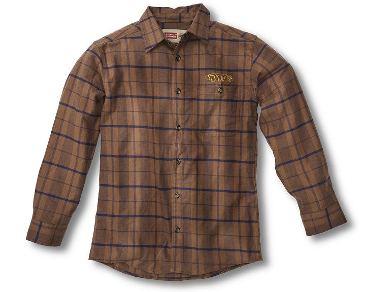 STORMY KROMER THE FLANNEL SHIRT w/ST CROIX EMBROIDERED LOGO