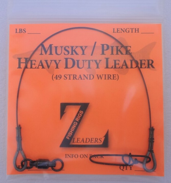 MUSKY/PIKE 49-STRAND STRANDED WIRE LEADERS