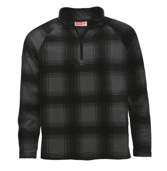WEEKEND PULLOVER - BLACK/GREY PLAID