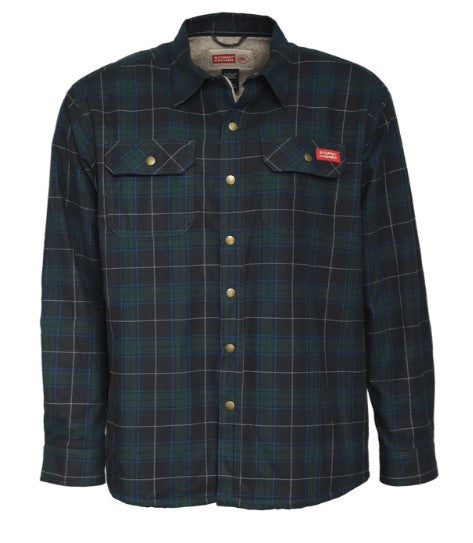 STORMY KROMER CAMP SHIRT JACK INSULATED w/ ST. CROIX EMBROIDERED LOGO - BOG